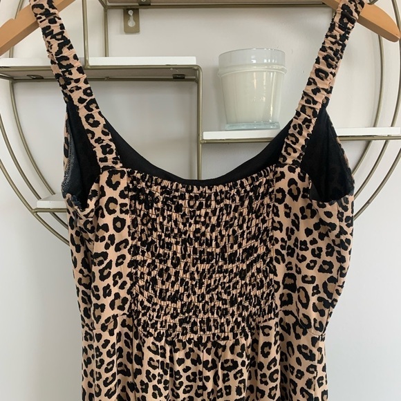 Code X Mode Leopard Print Bustier Midi Dress - Picture 8 of 13